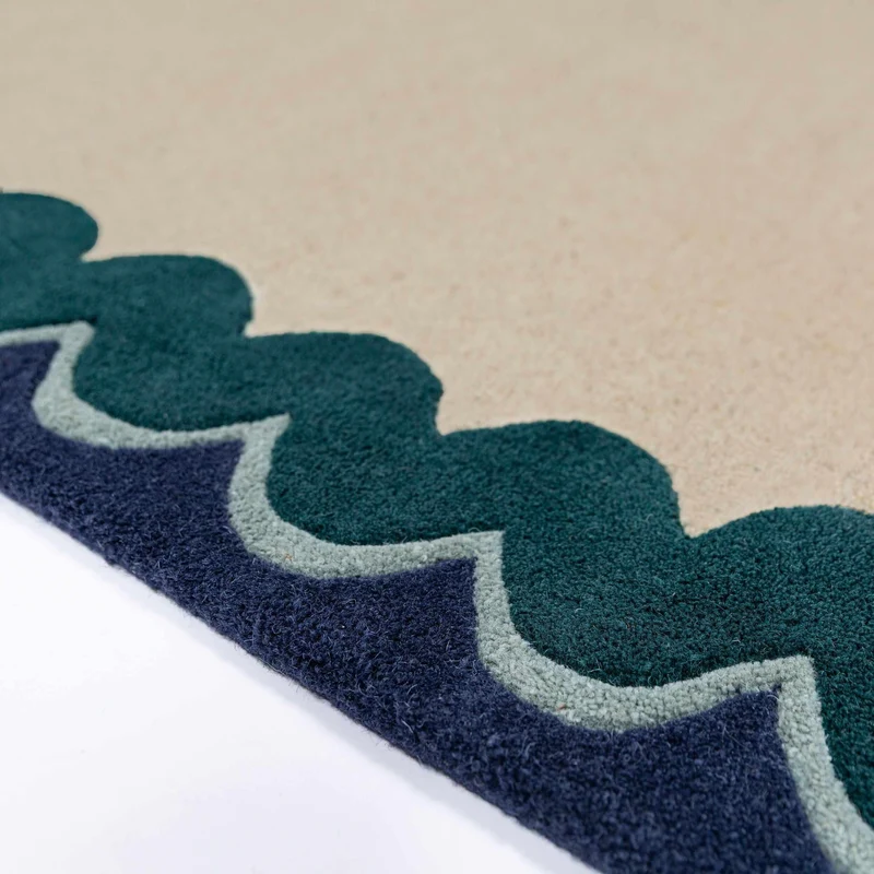 Tapis rond en laine WIGGLE