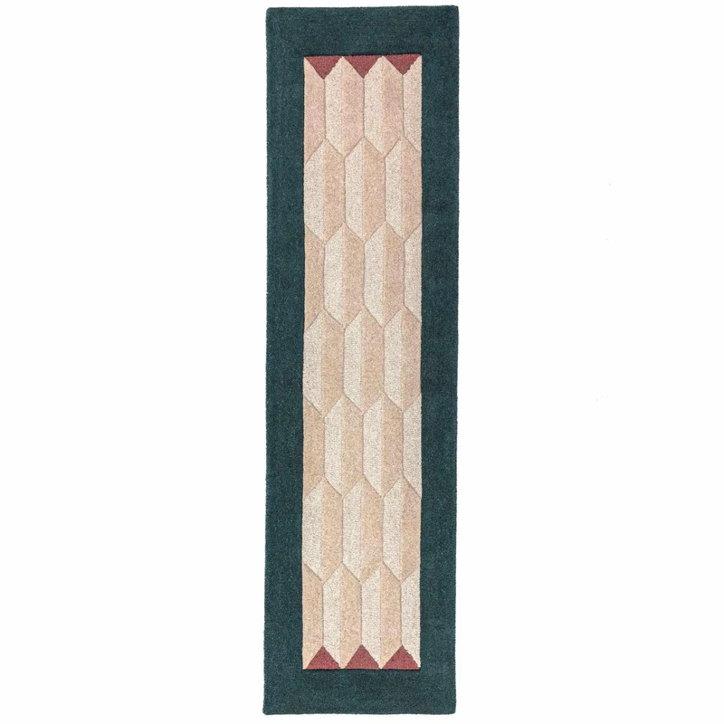 Tapis de couloir en laine à bordure APEX BORDER