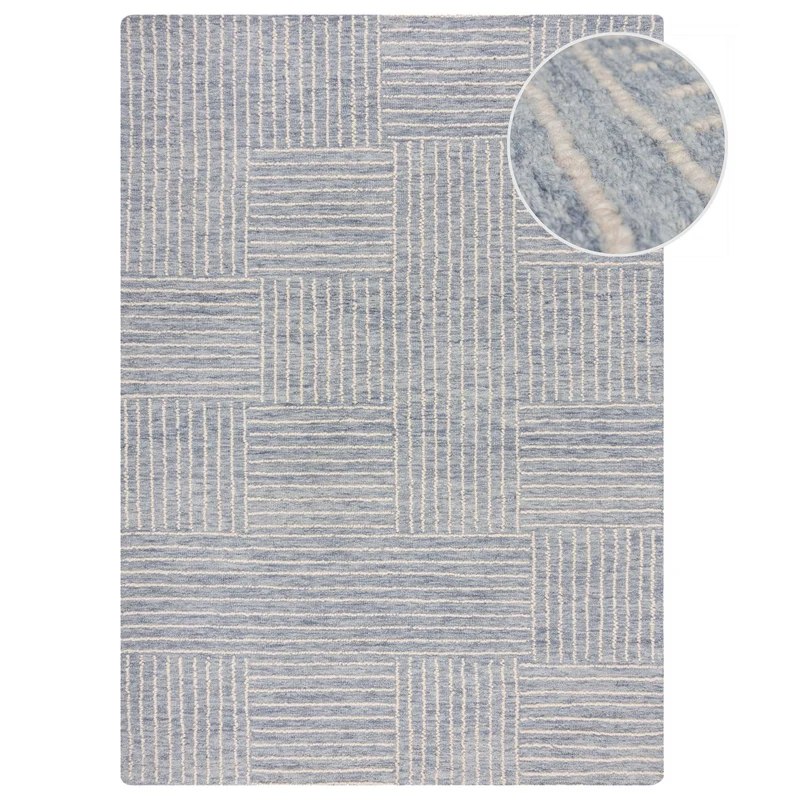 Tapis pure laine ABSTRACT CHECK