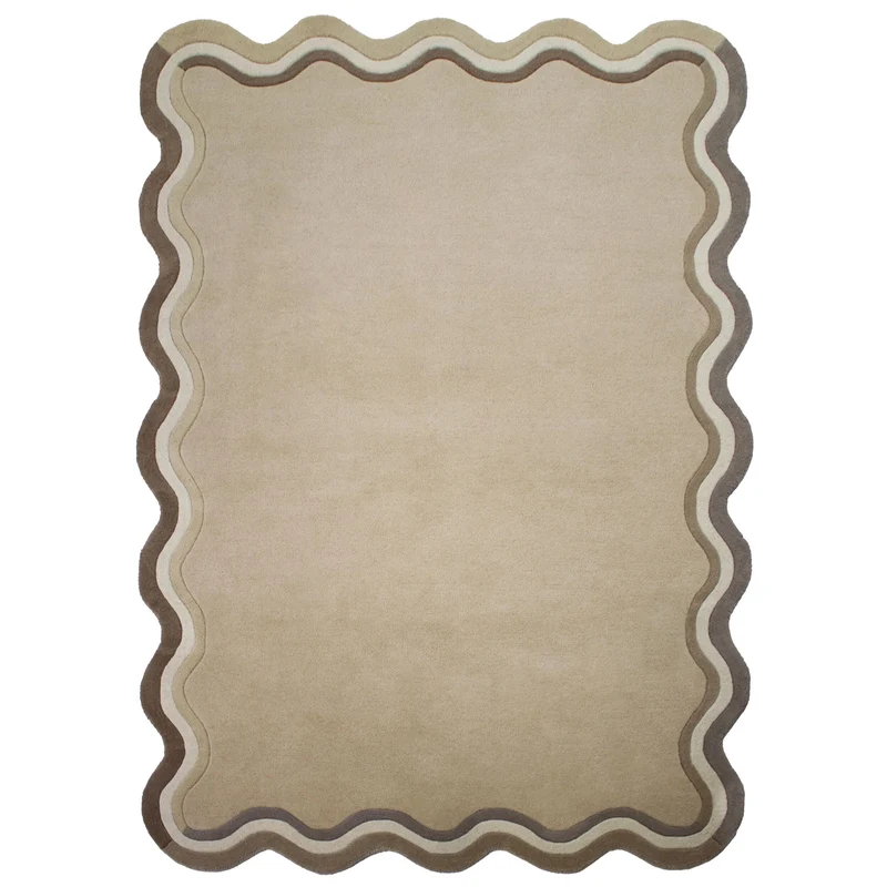Tapis en laine LEO SCALLOP