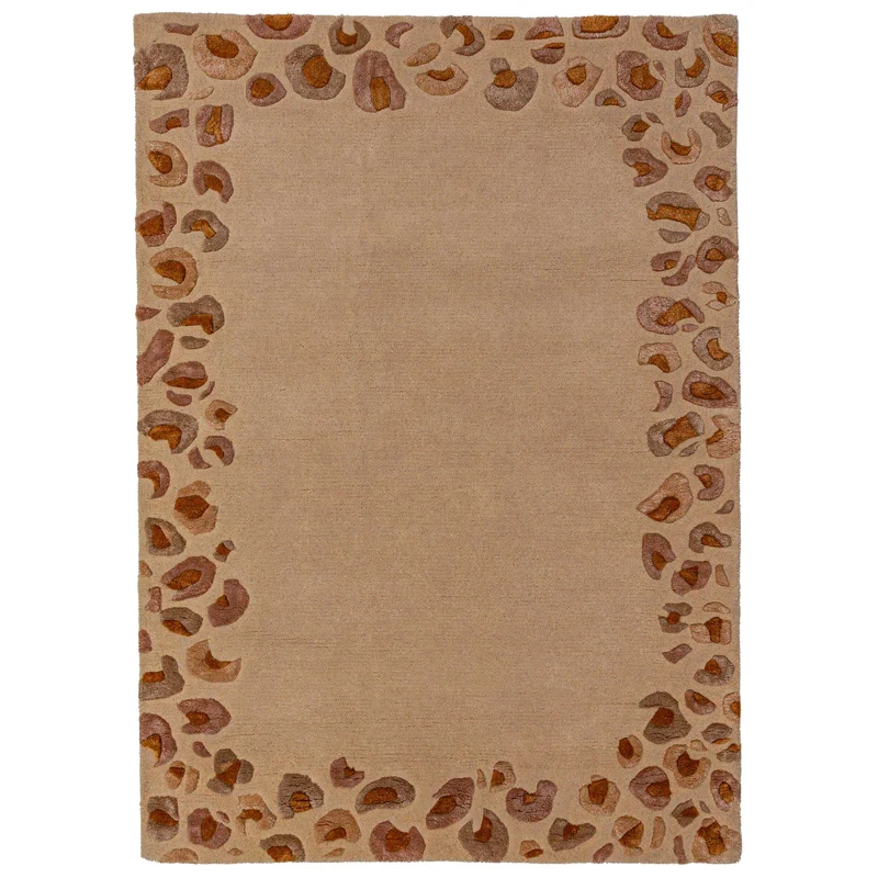 Tapis en laine LEOPARD FRAME