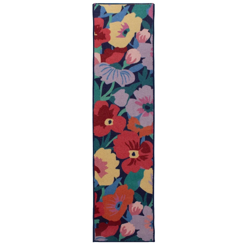 Tapis de couloir en laine CUT OUT FLORAL