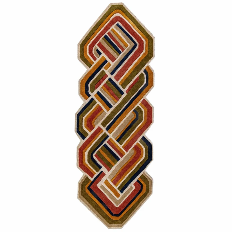 Tapis en laine de couloir LATTICE