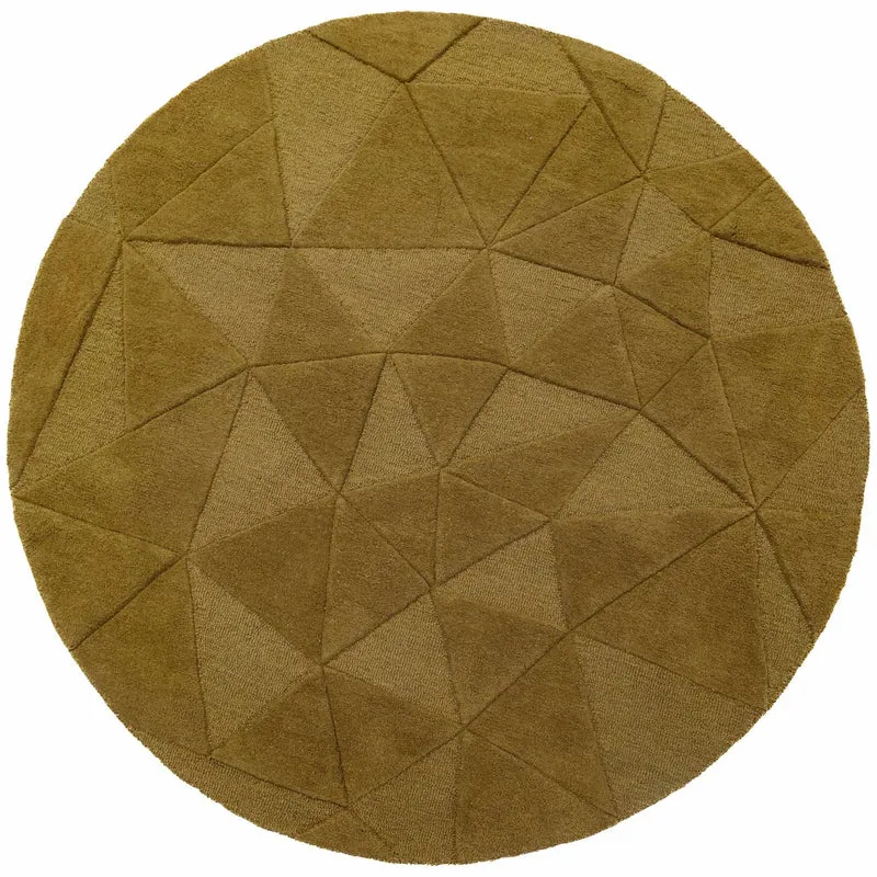 Tapis en laine rond SHARD