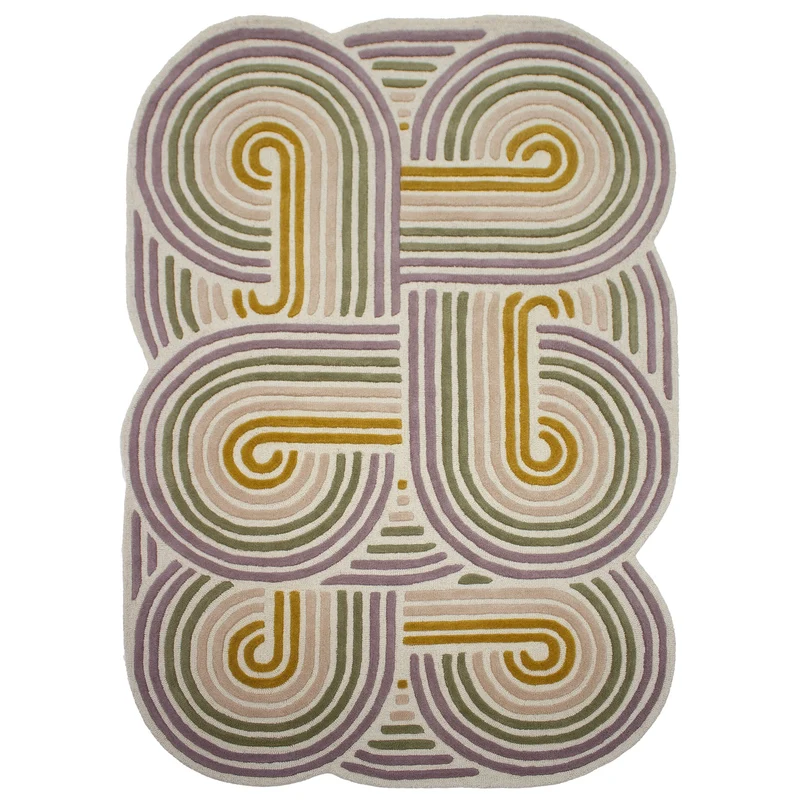Tapis en laine SPIRAL