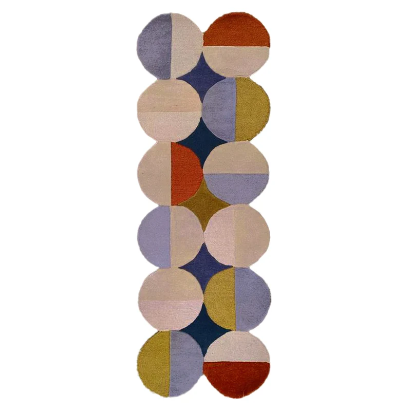 Tapis en laine de couloir MIA ELLIPSE