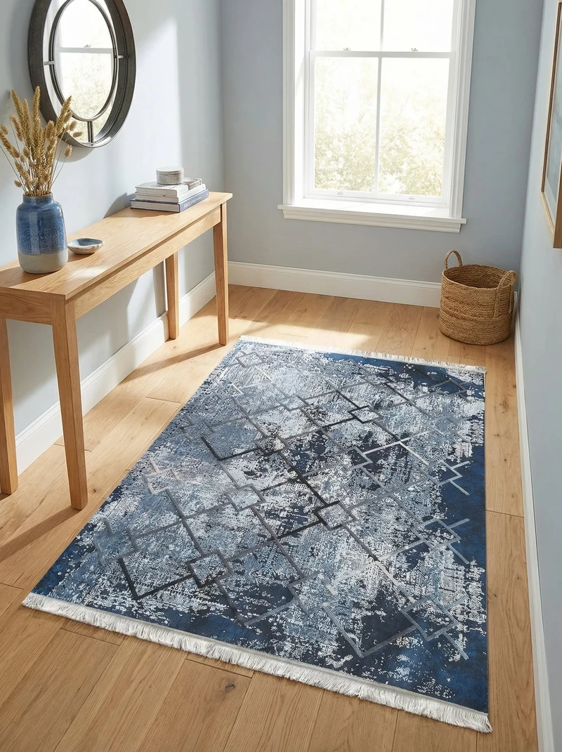 Tapis d'Entrée Vintage Bleu - Vertigo