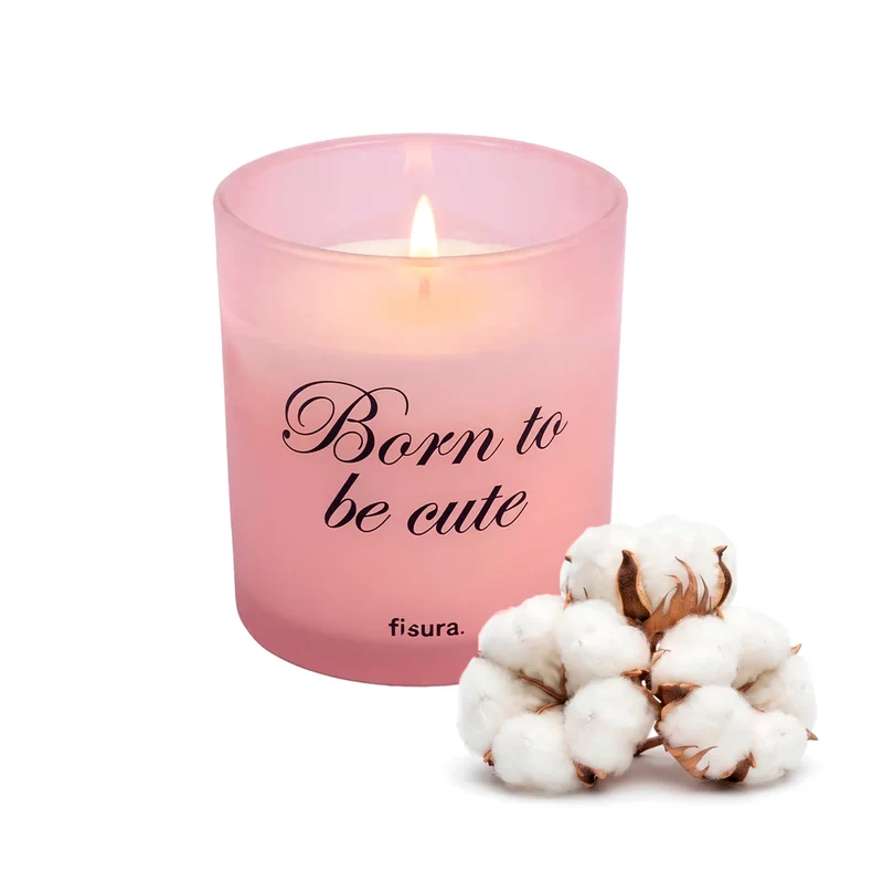 Vela de cristal “Born to be cute” – algodón