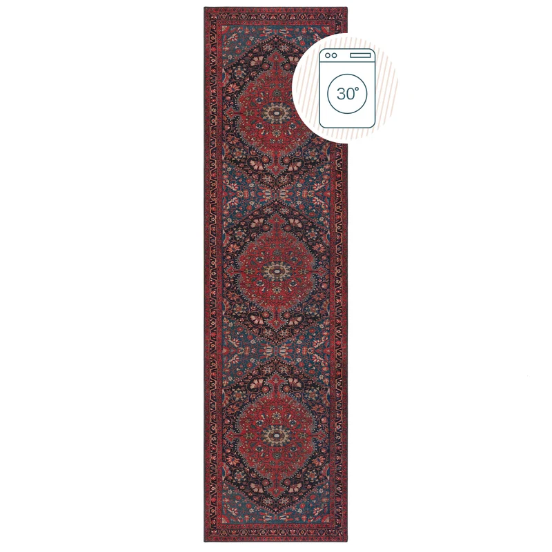 Tapis lavable de couloir MEDALLION
