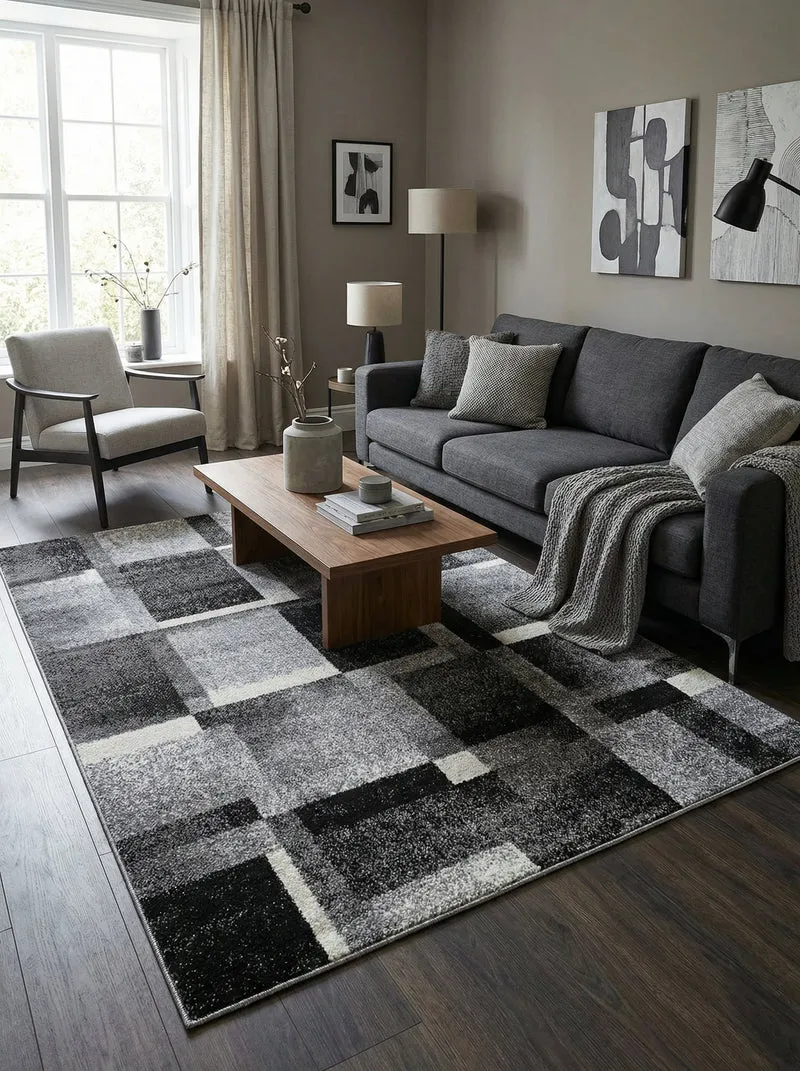 Tapis Moderne Gris - Dante N°09