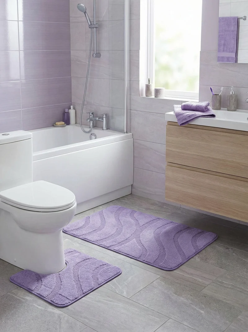 Kit Tapis de Bain Lilas - Cordova N°2