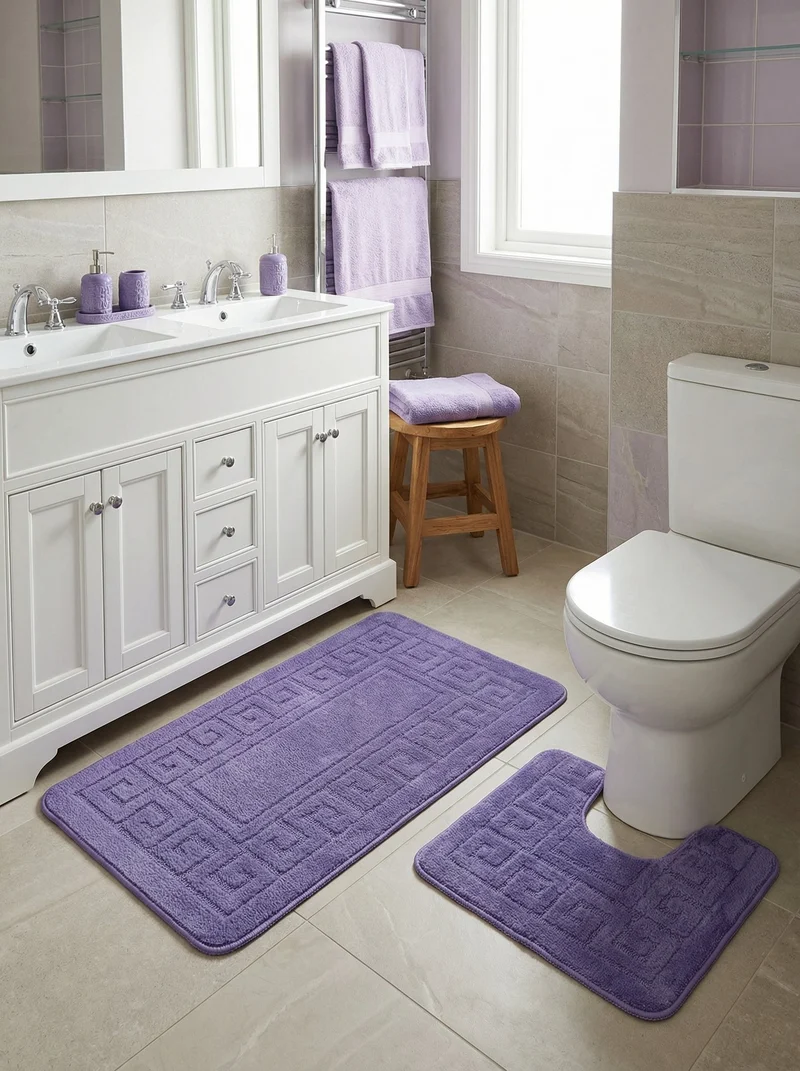Kit Tapis de Bain Lilas - Cordova
