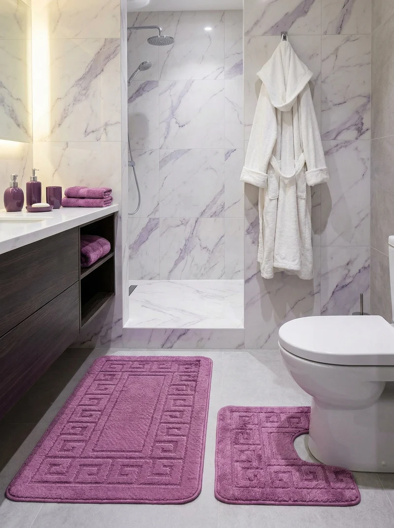 Kit Tapis de Bain Champagne - Cordova