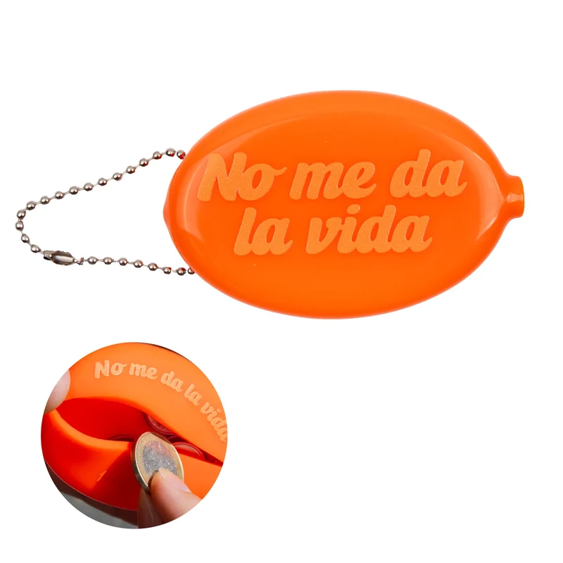 Monedero retro "No me da la vida"