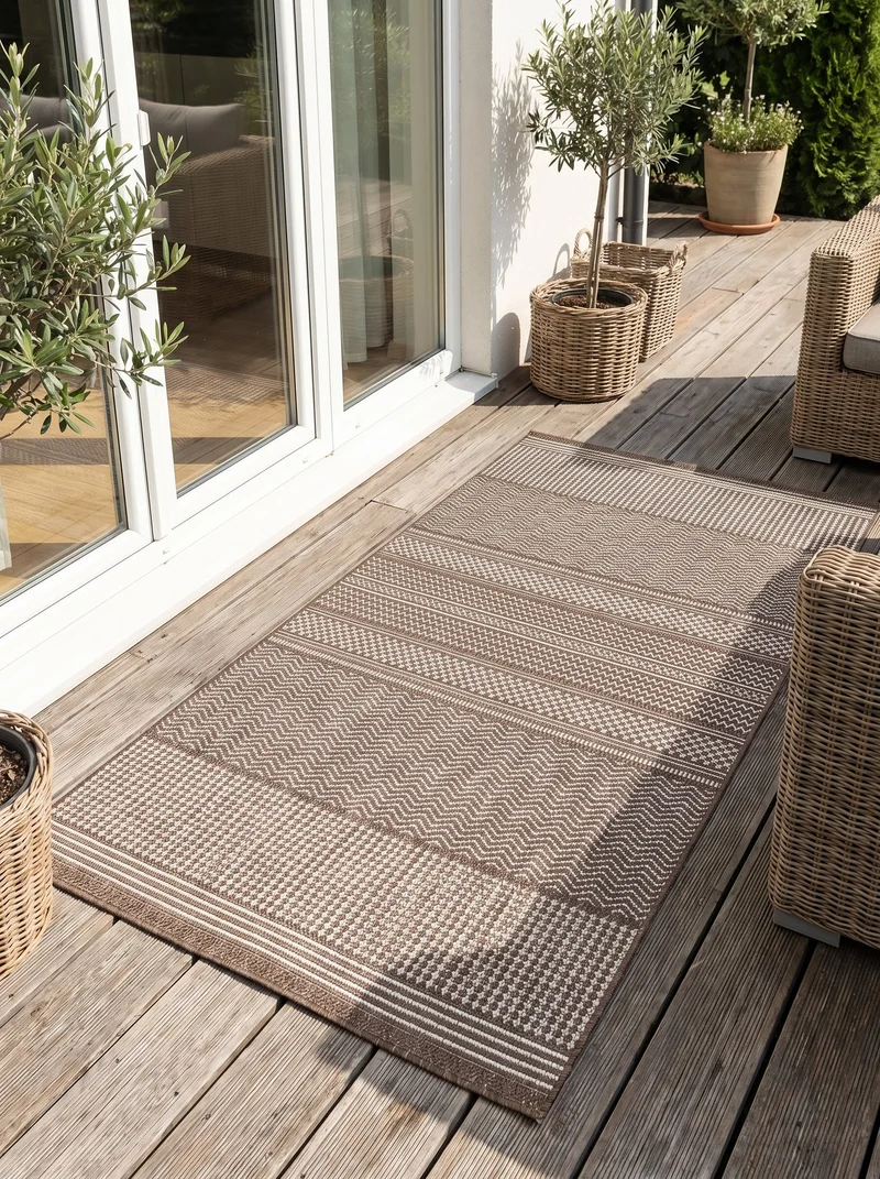 Tapis Extérieur Moderne Marron - Kalista N°12