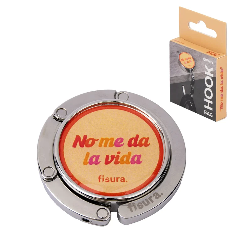 Colgador bolso "No me da la vida"