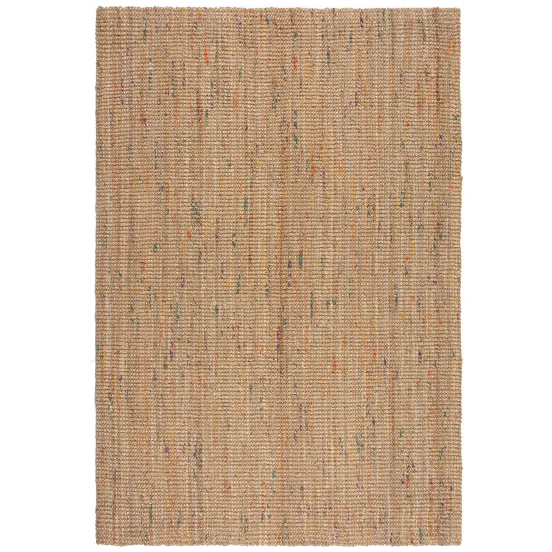 Tapis en jute coloré SARITA