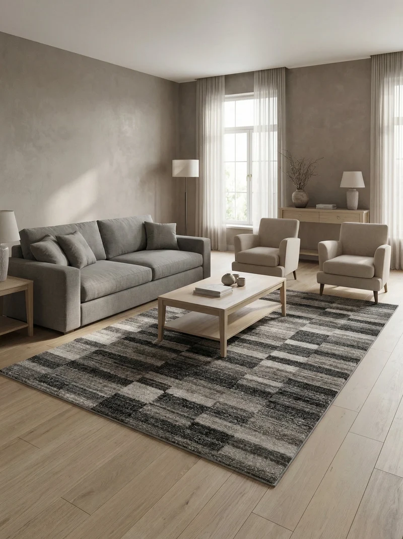Tapis Moderne Gris - Torino