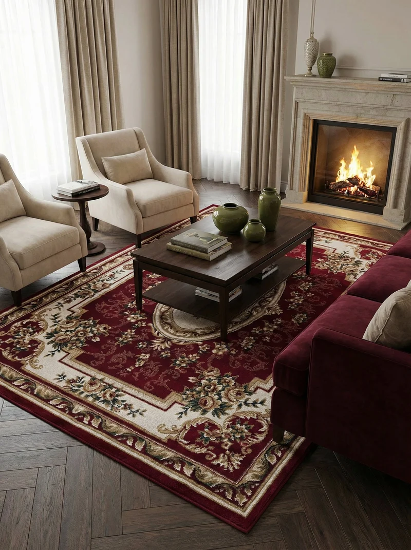 Tapis Oriental Rouge - Riviera N°04