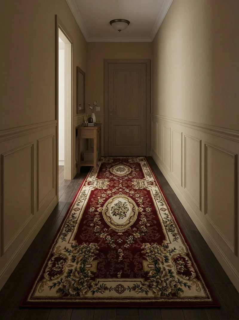 Tapis de Couloir Oriental Rouge - Riviera N°04
