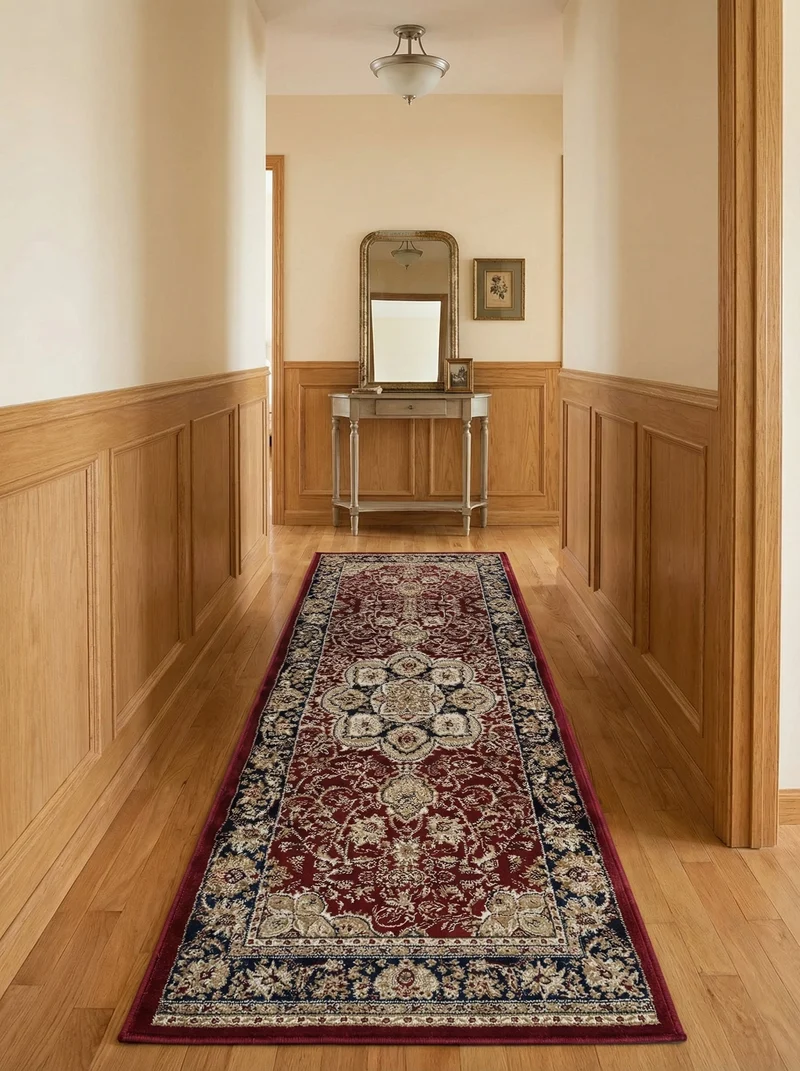 Tapis de Couloir Oriental Rouge - Riviera N°03