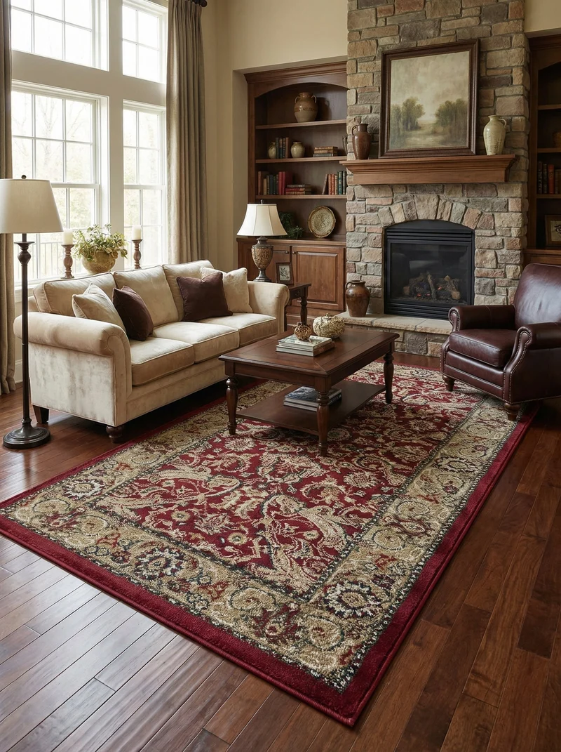 Tapis Oriental Rouge - Riviera N°02