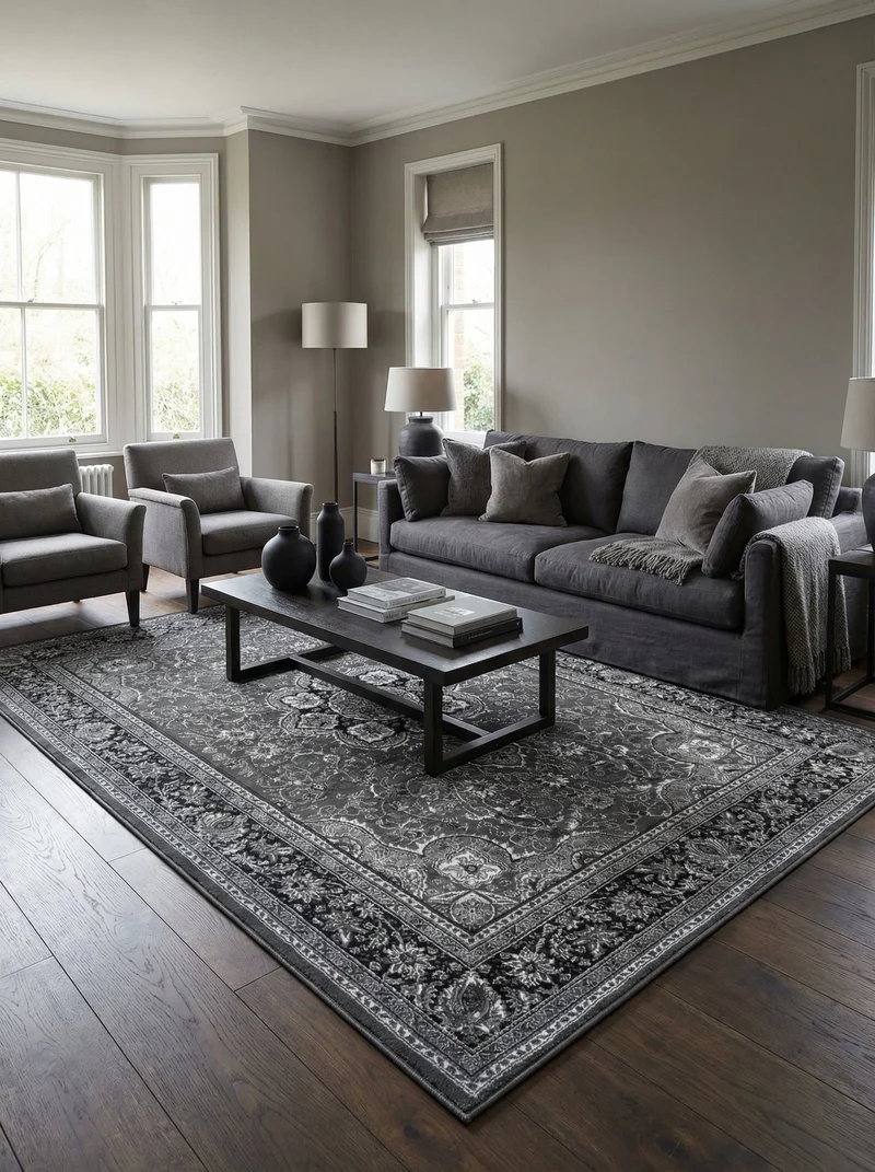 Tapis Oriental Gris - Riviera