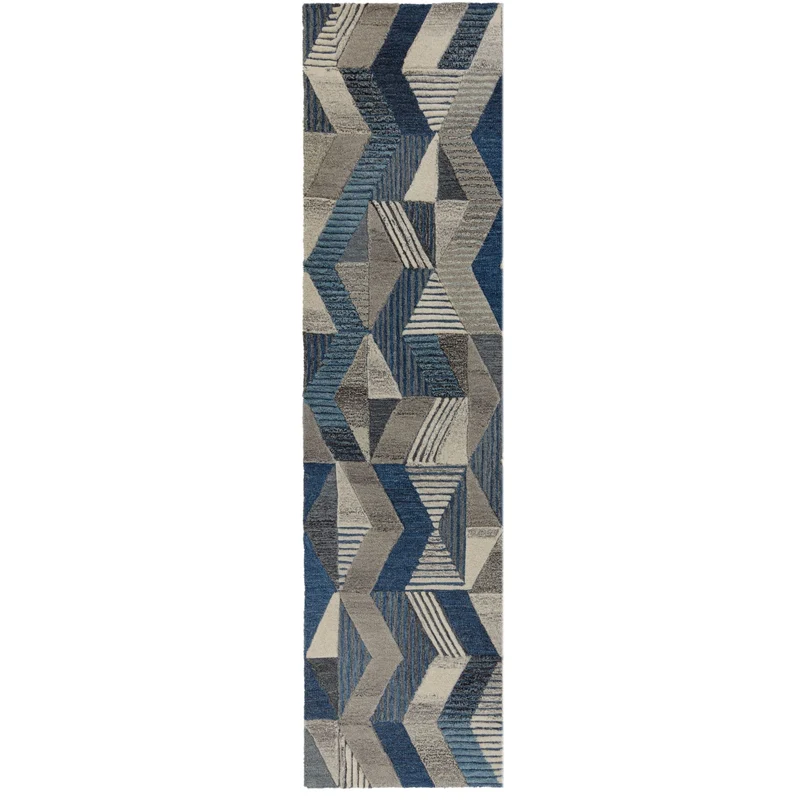 Tapis de couloir en laine ASHER