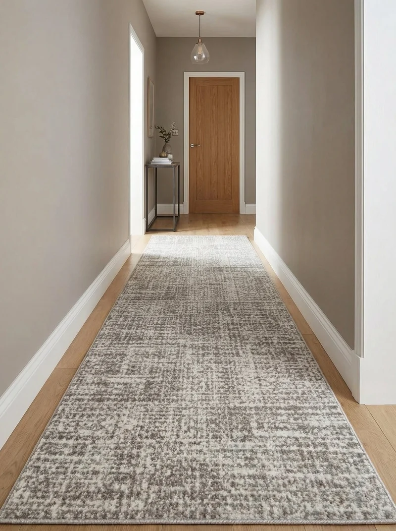Tapis de Couloir Moderne Beige & Taupe - Mirador