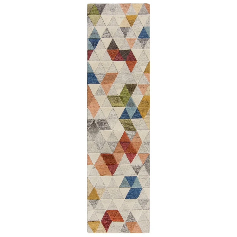 Tapis en laine de couloir AMARI