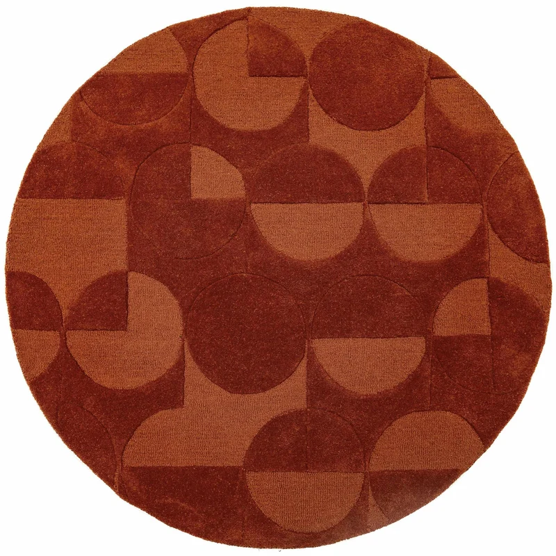 Tapis en laine rond GIGI