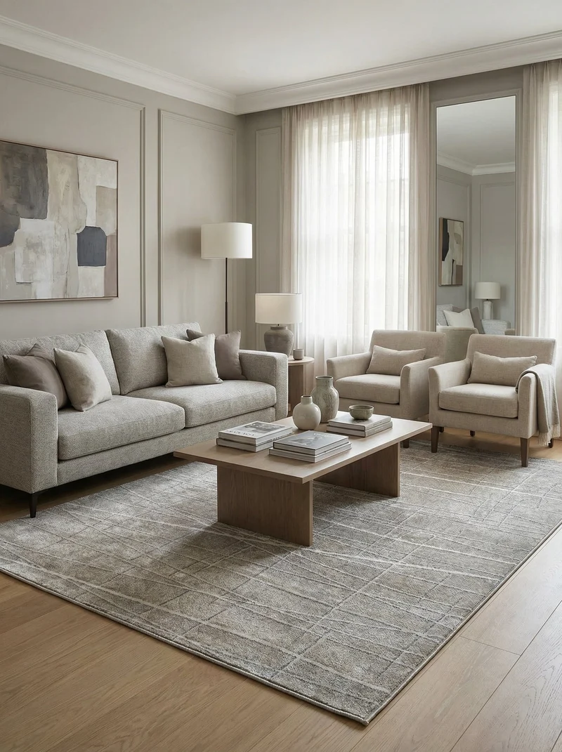 Tapis Moderne Beige - Arcano