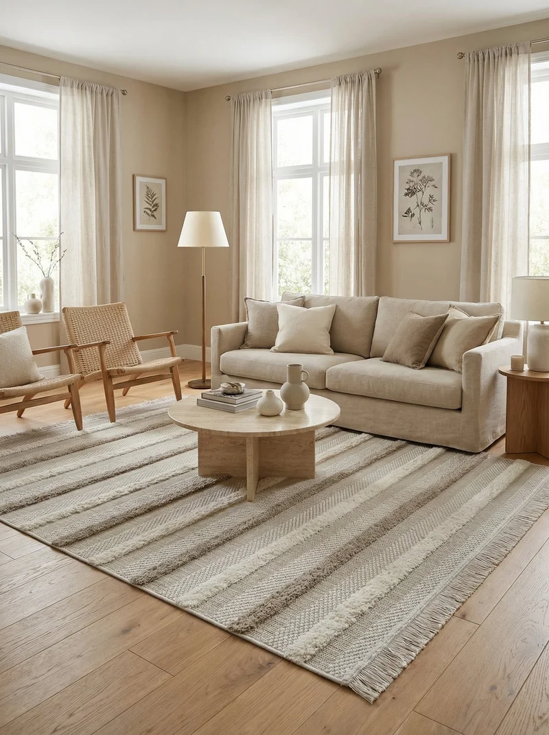 Tapis Bohème Sable - Tavola