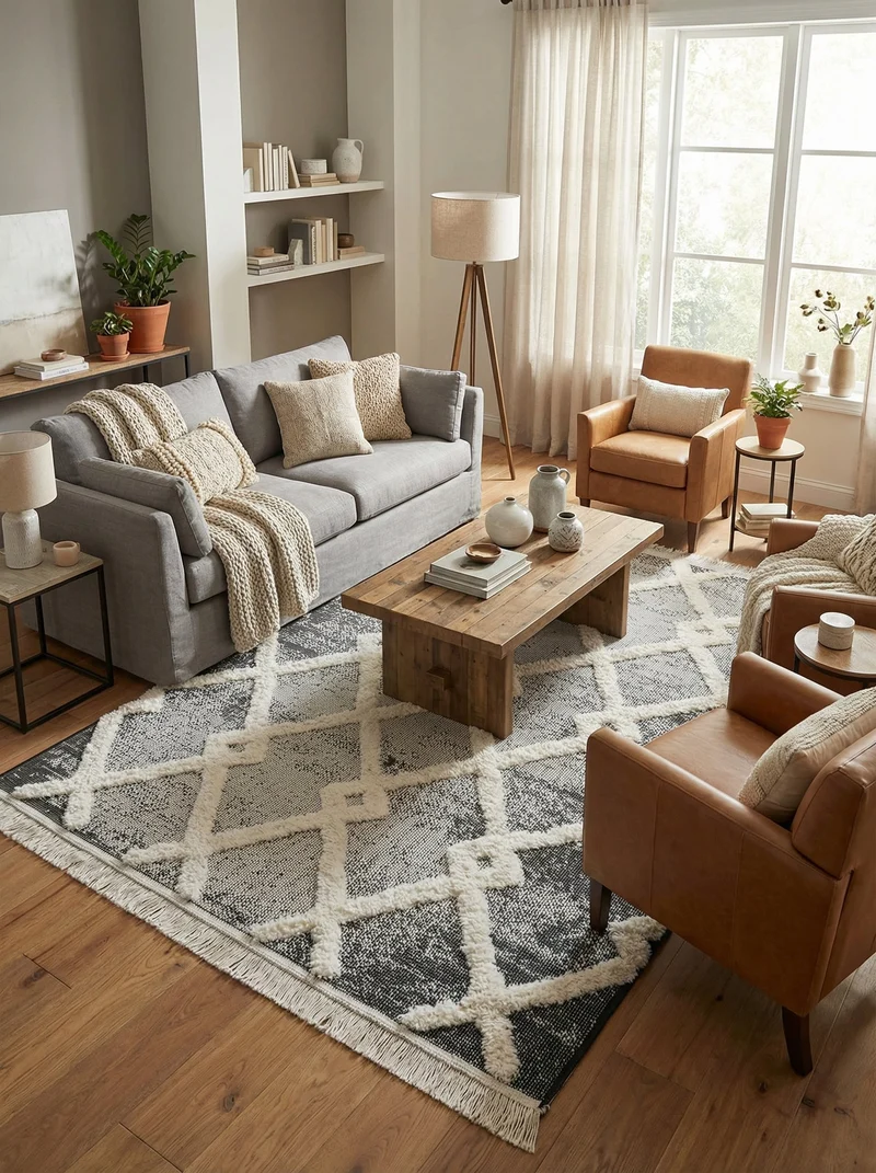 Tapis Berbère Gris - Tavola N°02