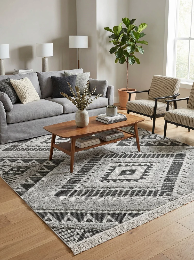 Tapis Berbère Gris - Tavola