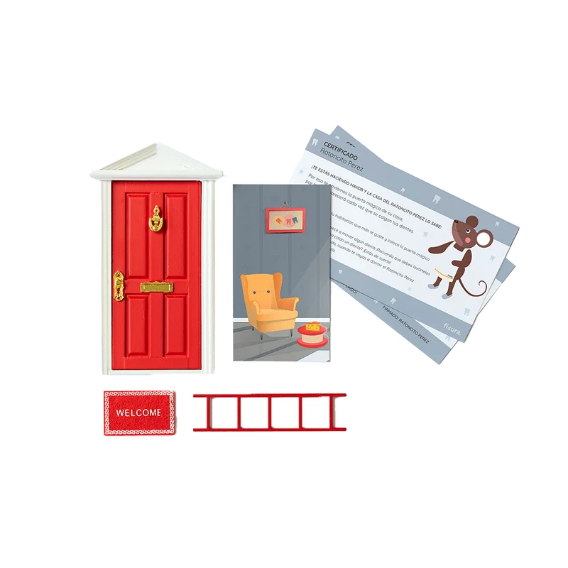 Puerta Ratoncito Pérez roja