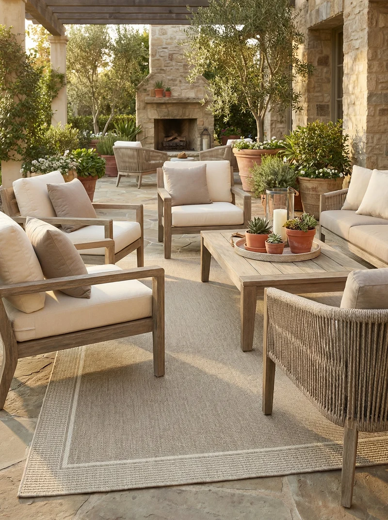 Tapis Extérieur Beige Sable - Arido