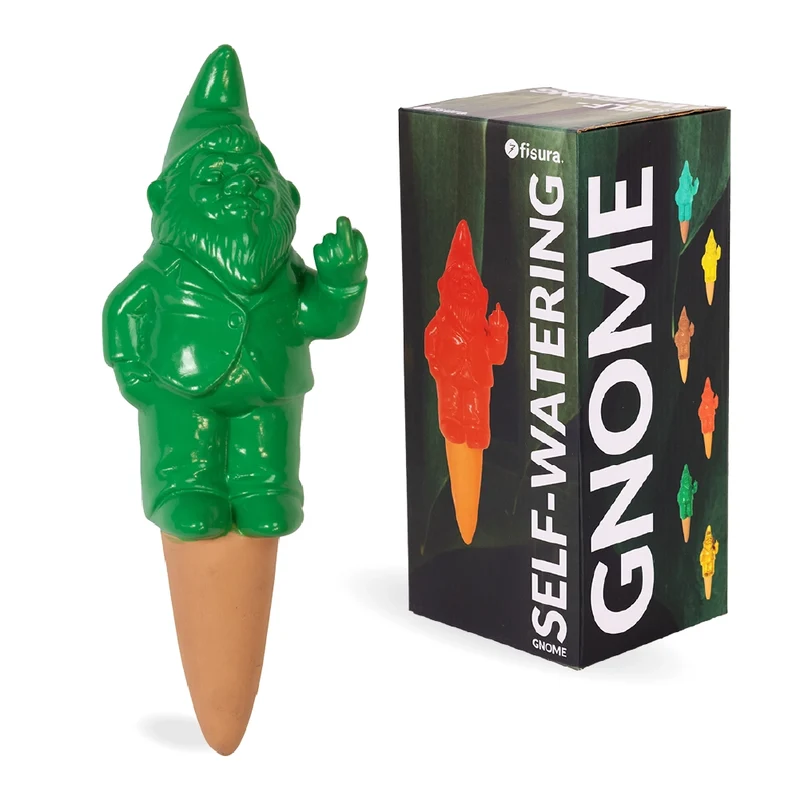Autorriego gnomo verde