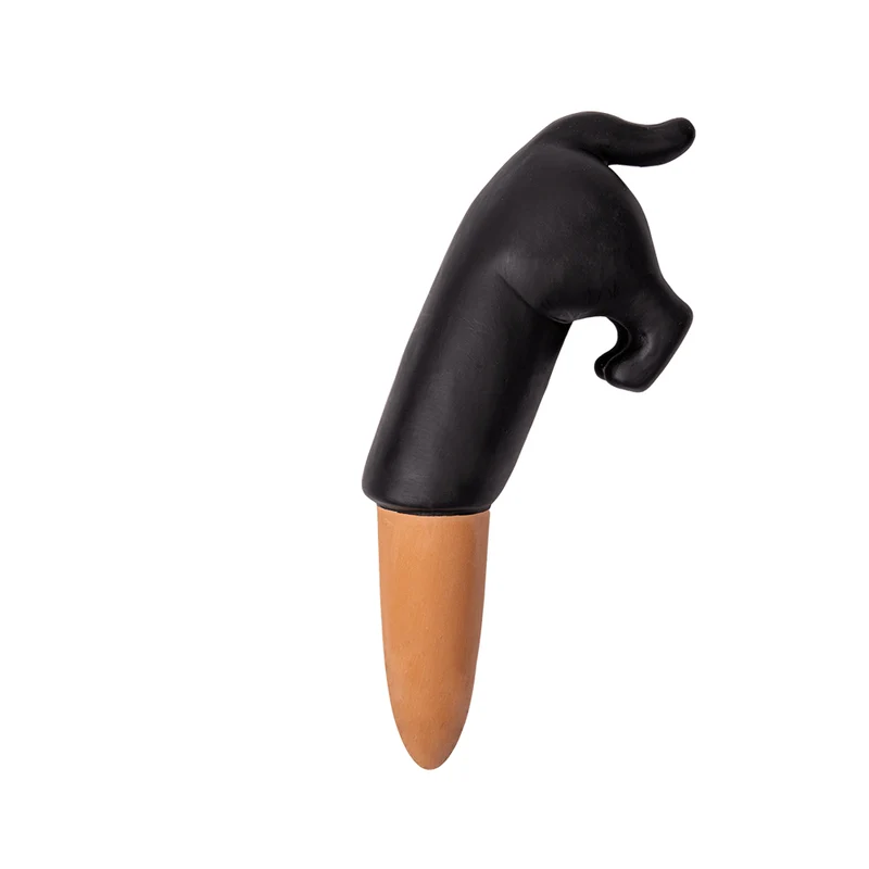 Autorriego perro negro