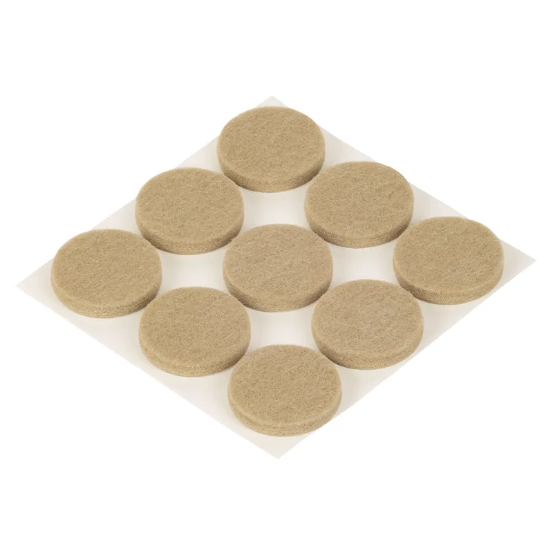 Fix-O-Moll Parkettgleiter 5 mm / Ø 28 mm 9 x Parkettgleiter