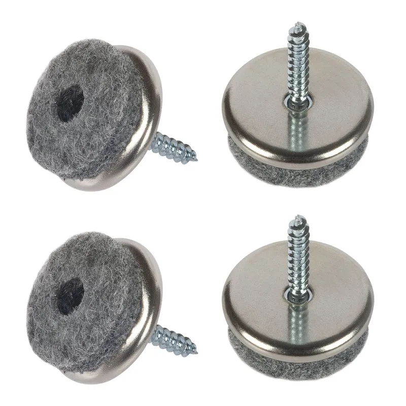 Fix-O-Moll Parkettgleiter mit Schraube 5 mm / Ø 20 mm 4 x Parkettgleiter