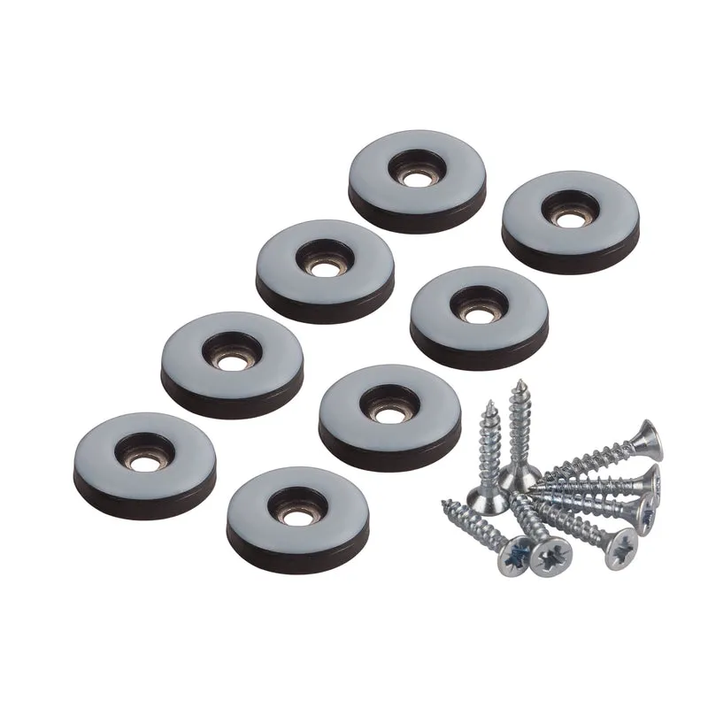 Fix-O-Moll Universalgleiter mit Schrauben 5 mm / Ø 22 mm 8 x Universalgleiter