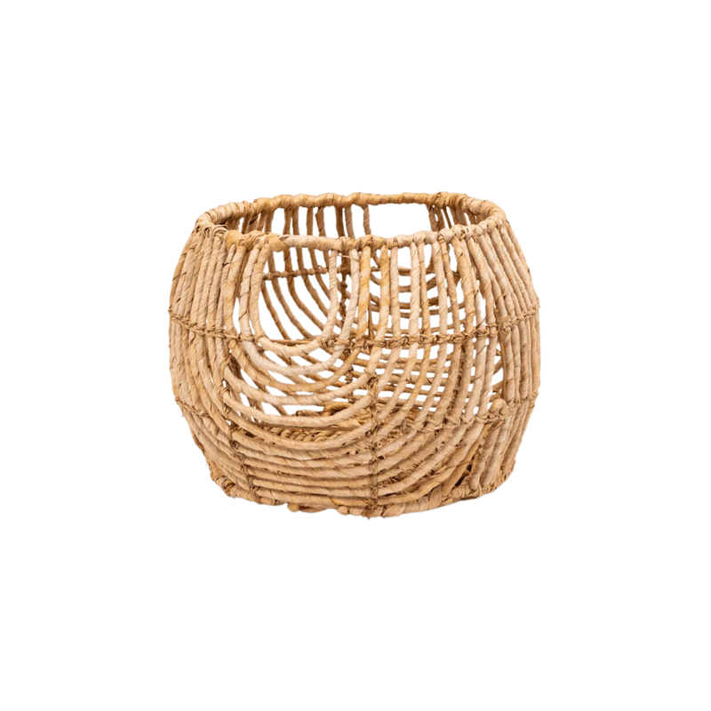 Water Hyacinth Round Basket | S