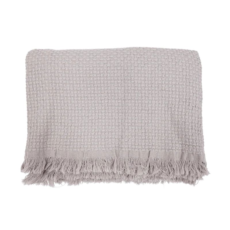 Fouta Throw | Light Grey 130x200cm