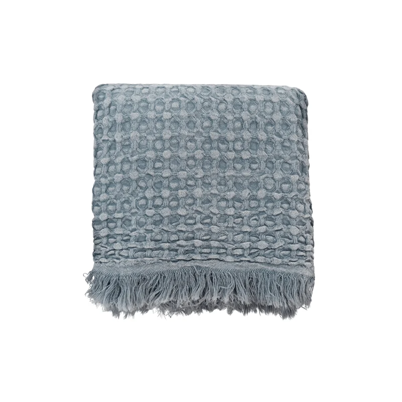 Fouta Waffle | Blue 80x180cm