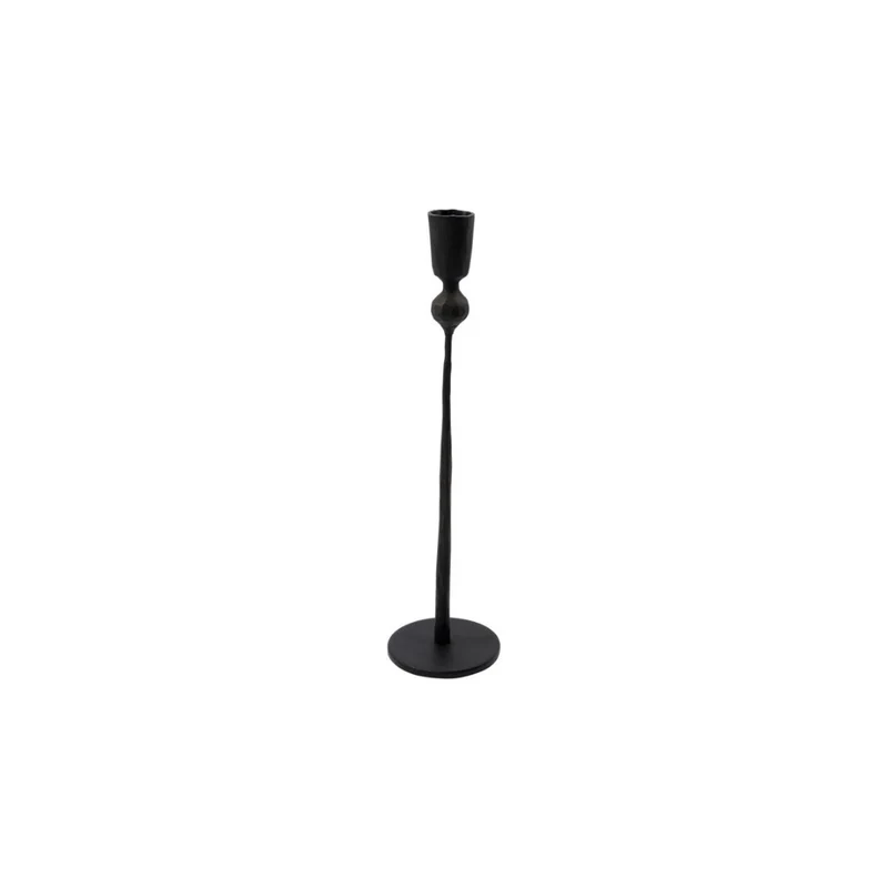 Iron Candle Stand | Black 6x29cm