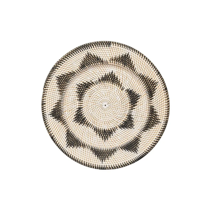 Lumos Wall Deco Basket | Black/White | 50cm