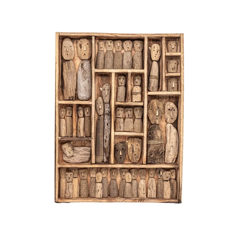 Sumba Tribe Wooden Wall Art | 60x80cm