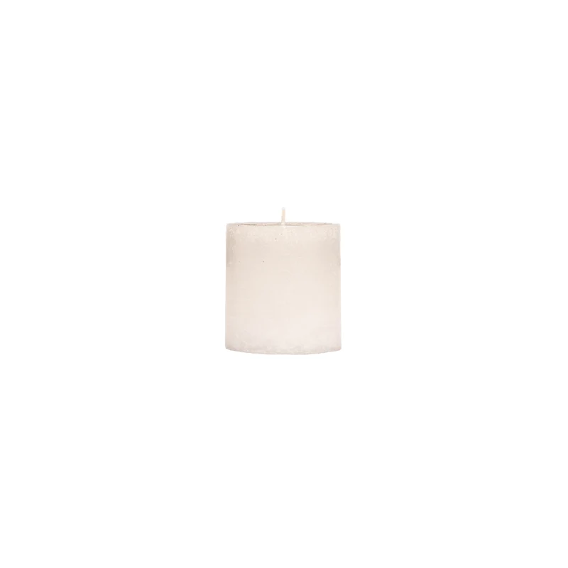 Rustic Candle | White