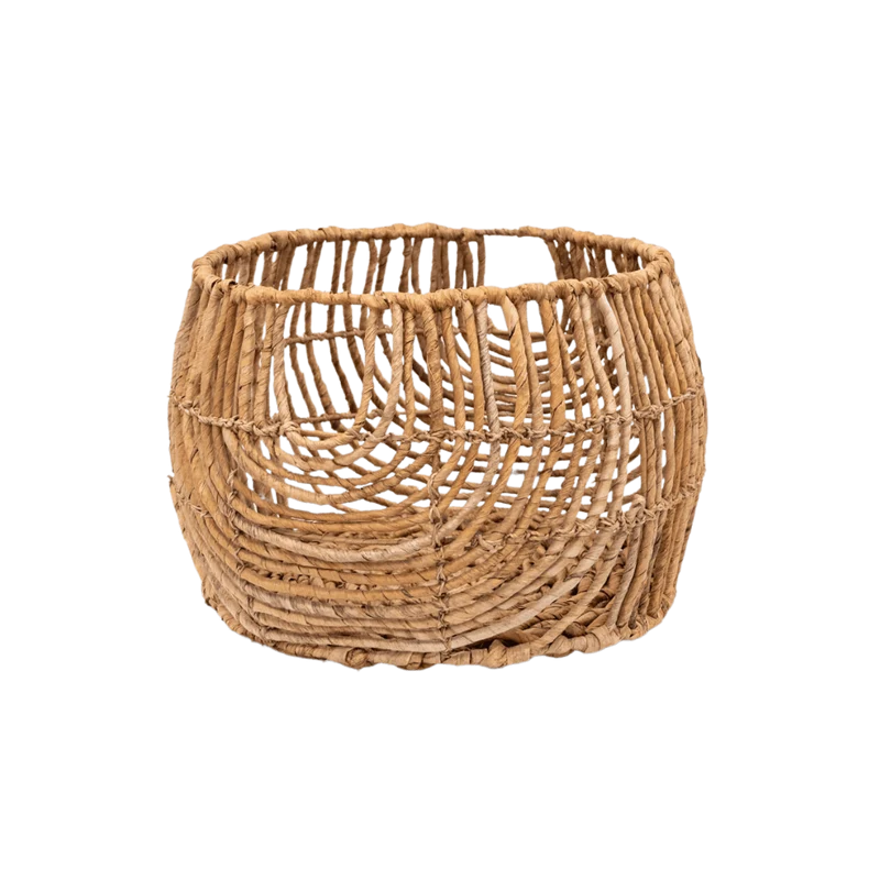 Water Hyacinth Round Basket | M